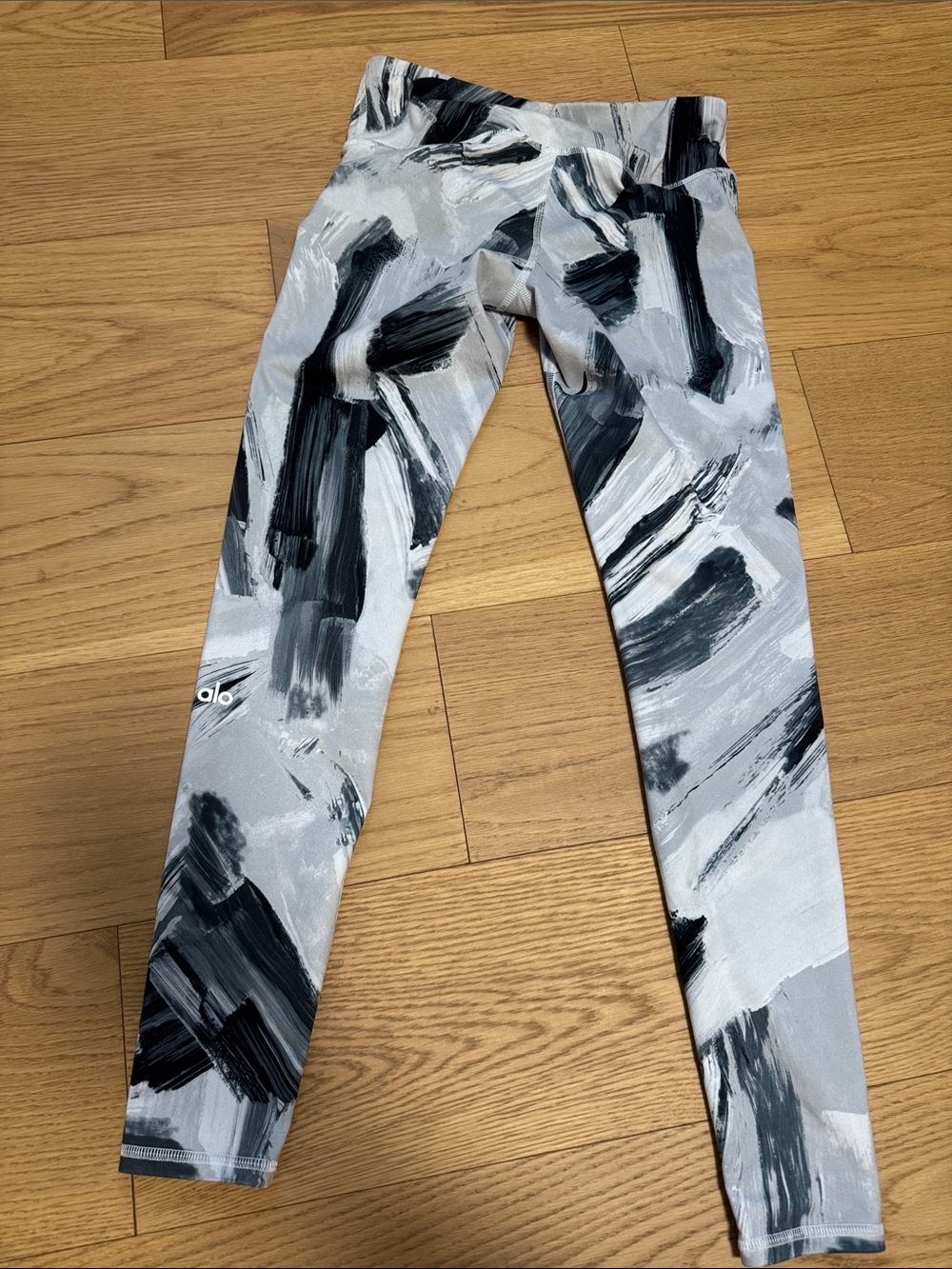 Alo Brush Stroke Leggings Size Small